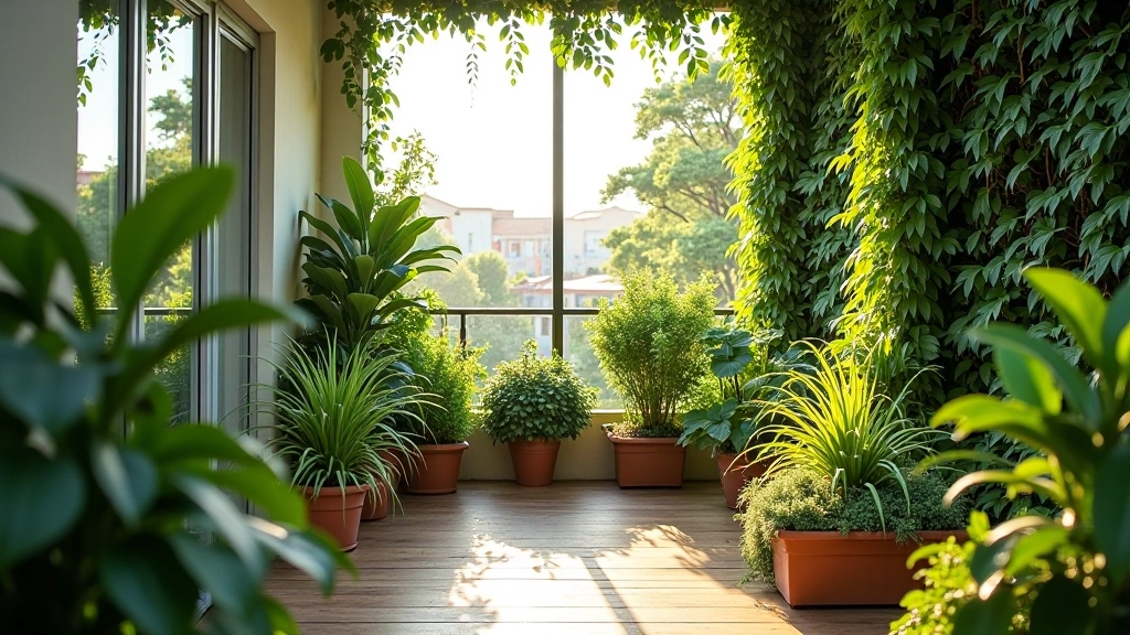 Espaço verde urbano em apartamento em Lisboa